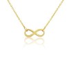 9ct Yellow Gold Infinity Necklet