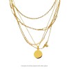 9ct Gold Link & Chain Necklace - 18 Inches