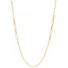 9ct Gold 28-inch Link & Chain Necklace