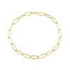 9ct Yellow Gold Large Oval Link Necklace