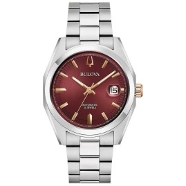 Bulova Surveyor Burgundy Dial Gents Watch - 98B422 [24% off RRP]