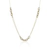 9ct Gold Belcher & Trace Chain Necklace - 17"