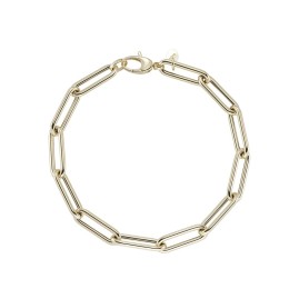 9ct Gold Paperclip Link Chain Bracelet