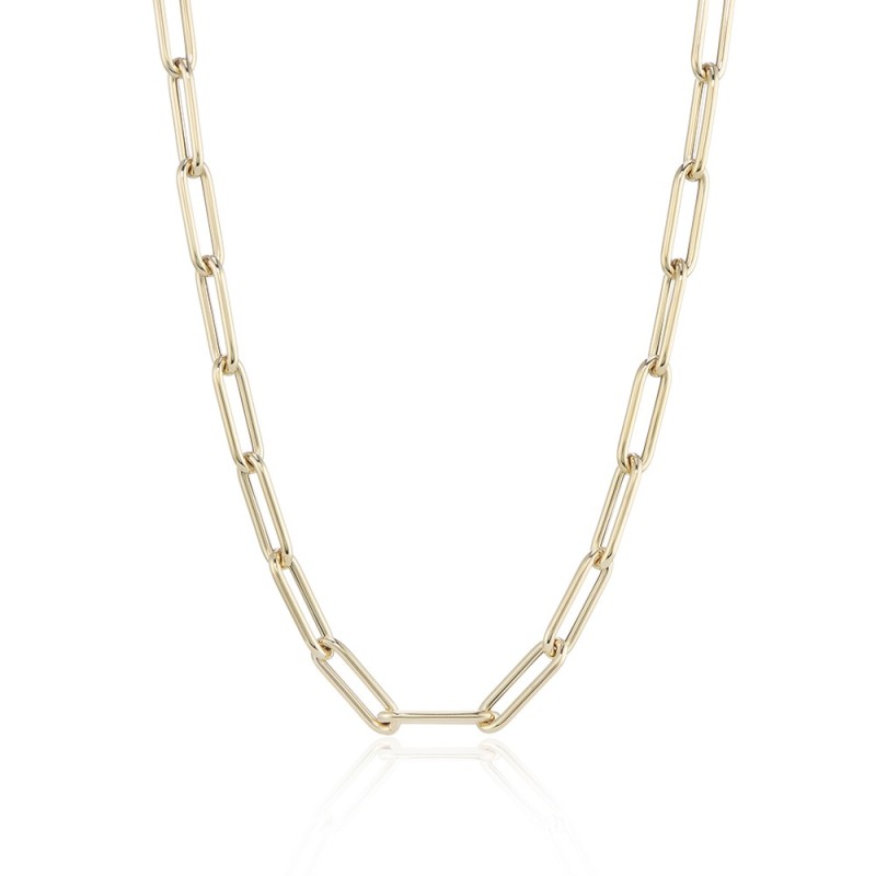 9ct Gold Paperclip Chain Necklace