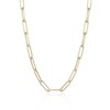 9ct Gold Paperclip Chain Necklace