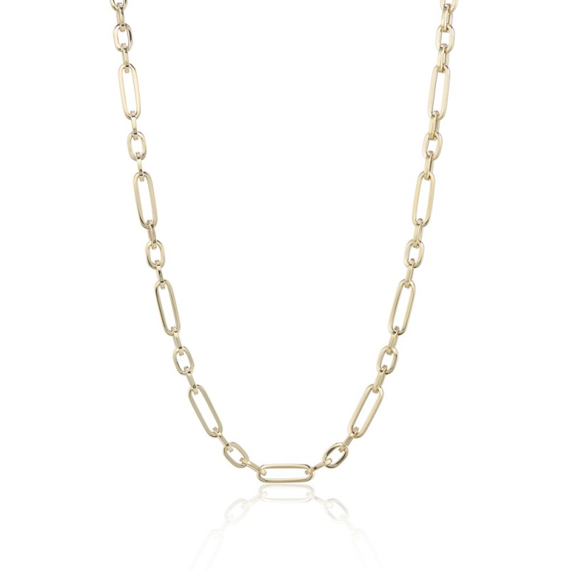 9ct Gold Figaro Chain Necklace 18"