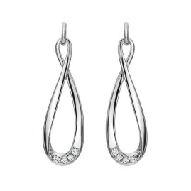 Hot Diamonds Flourish Sterling Silver Drop Earrings - DE742