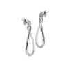 Hot Diamonds Flourish Sterling Silver Drop Earrings - DE742