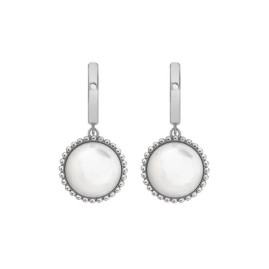 Hot Diamonds Mother-of-pearl Silver Drop Earrings - DE740