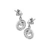 Hot Diamonds Orbit Silver Drop Earrings - DE744