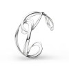 Kit Heath Infinity Grande Sterling Silver Cuff Bangle - 71163