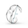 Kit Heath Infinity Grande Sterling Silver Cuff Bangle - 71163