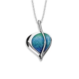 Ortak Sterling Silver Leah Enamel Pendant - EP206