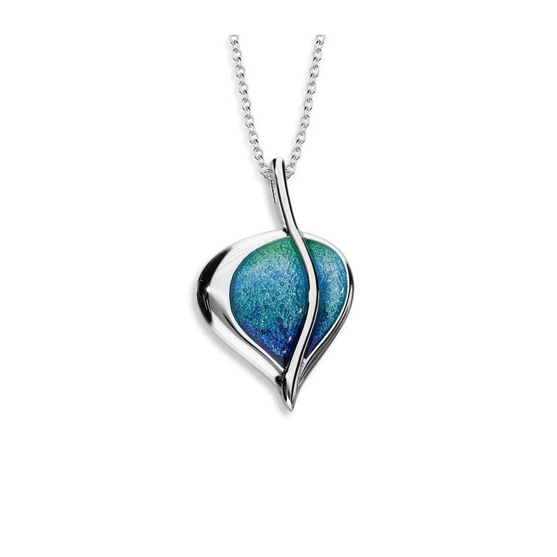 Ortak Sterling Silver Leah Enamel Pendant - EP206