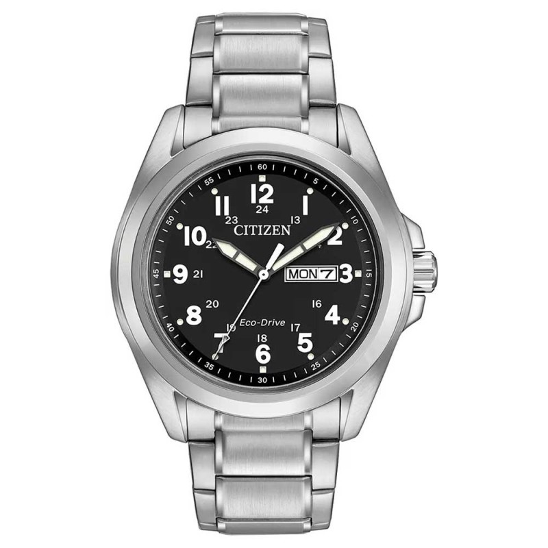 Citizen Gents Eco Drive Stainless Steel Watch - AW0050-82E