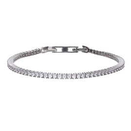 Diamonfire Silver Fine Cubic Zirconia Tennis Bracelet - [28% off RRP]