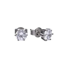 Diamonfire Sterling Silver Cubic Zirconia Earrings 1.50ct [Save 30% off RRP]