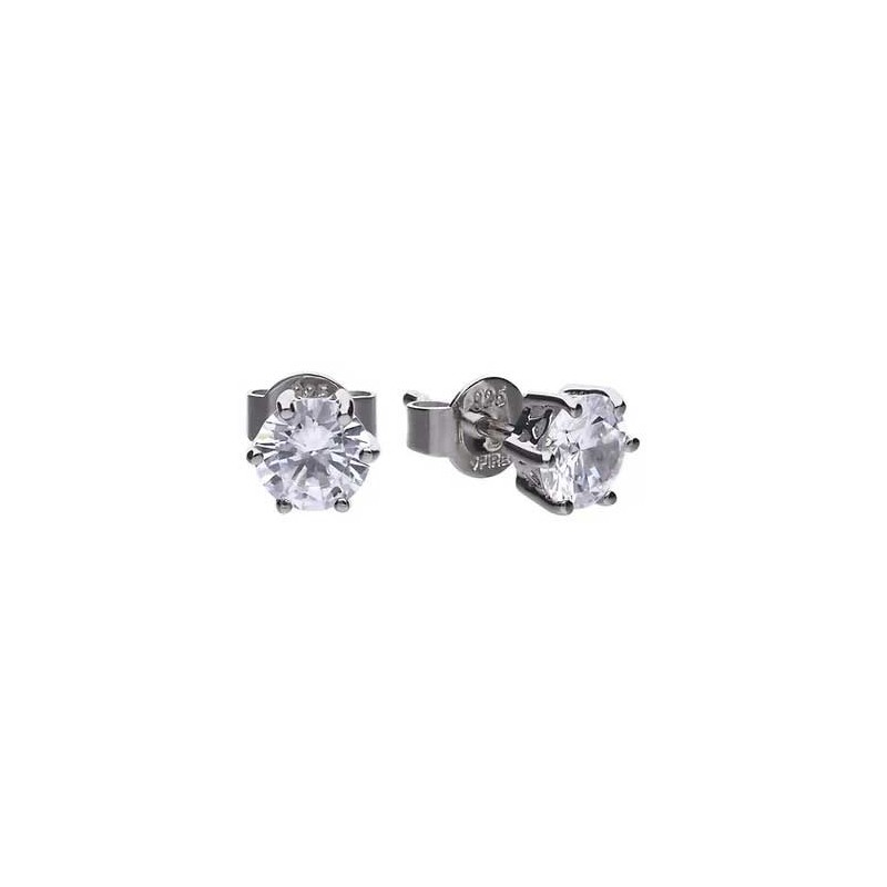 Diamonfire Sterling Silver Cubic Zirconia Earrings 1.50ct [Save 30% off RRP]