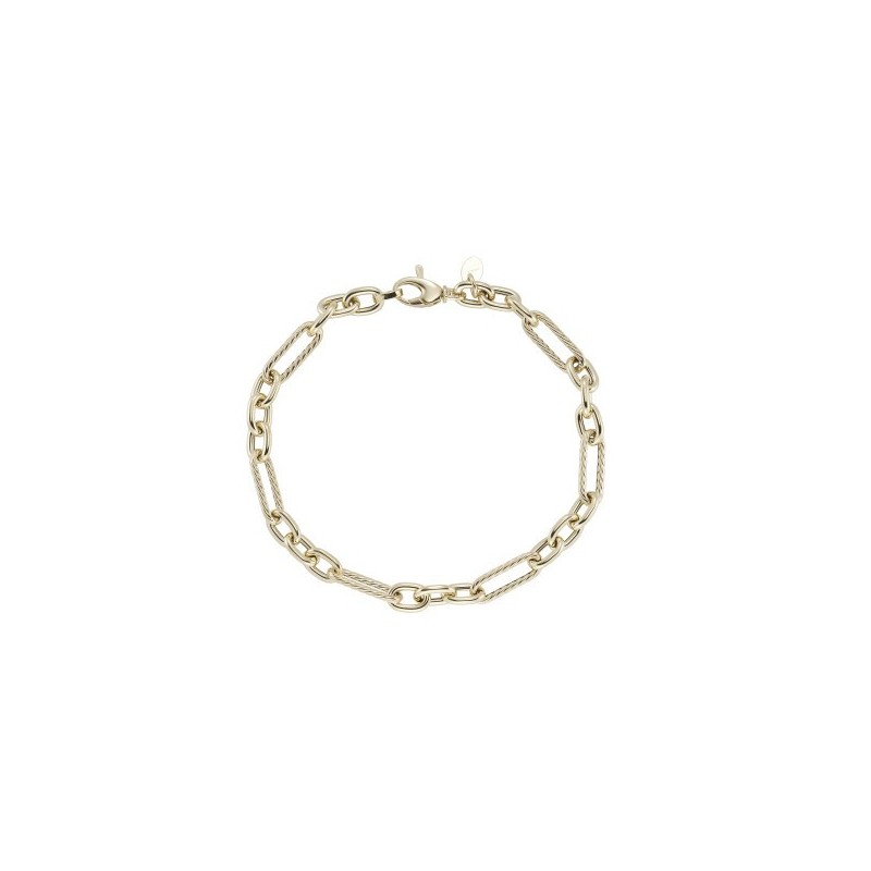 9ct Gold Figaro Chain Bracelet