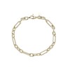 9ct Gold Figaro Chain Bracelet