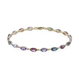 9ct Gold Multi-gemstone Bracelet