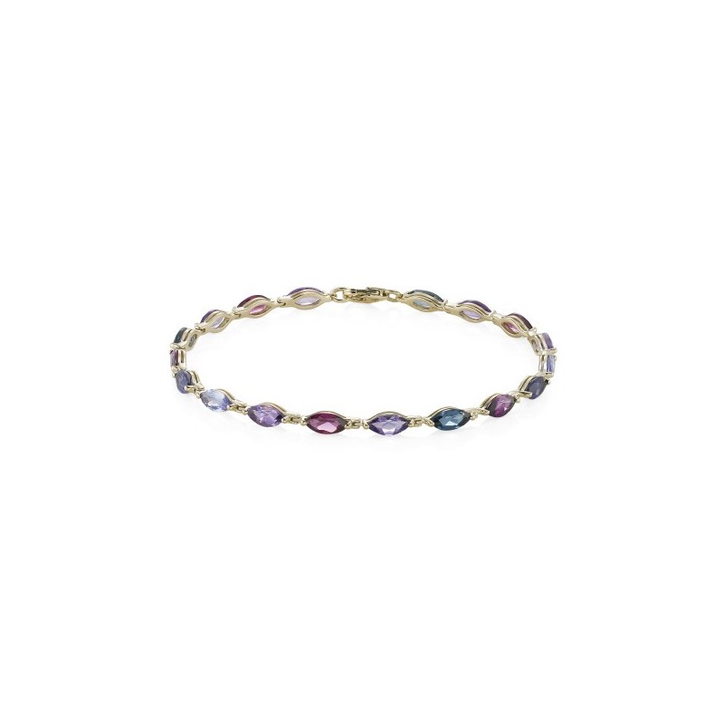 9ct Gold Multi-gemstone Bracelet