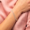 Diamonfire Sterling Silver CZ Tennis Bracelet [30% off RRP]