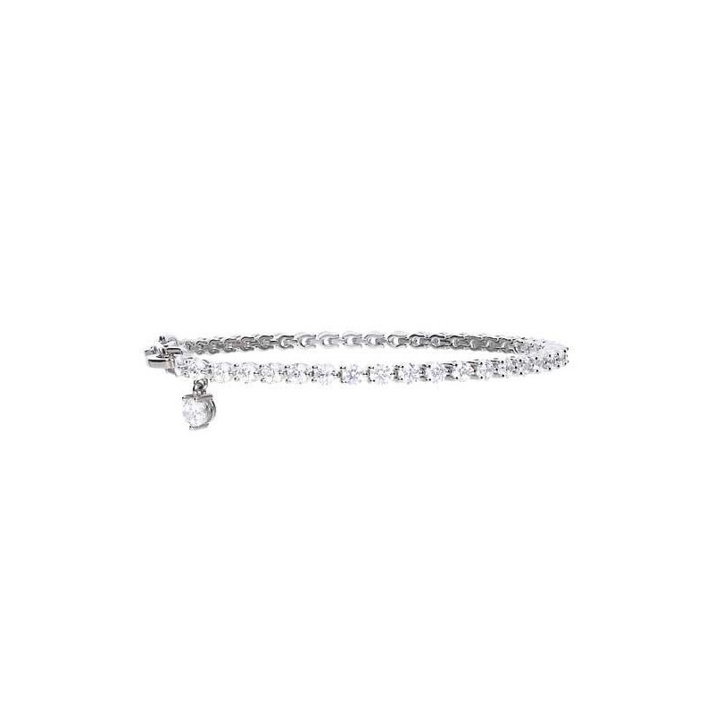 Diamonfire Sterling Silver CZ Tennis Bracelet [30% off RRP]