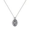 Diamonfire Sterling Silver Oval Filigree Locket [29% off RRP]