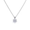 Diamonfire Silver 2 Carat Cubic Zirconia Pendant [30% off RRP]