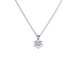 Diamonfire Sterling Silver 0.75ct Cubic Zirconia Pendant [30% off RRP]