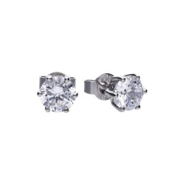 Diamonfire Sterling Silver 2 Carat Cubic Zirconia Earrings [29% off RRP]