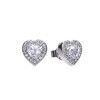 Save over 30% off RRP - Diamonfire Heart Earrings E5589 