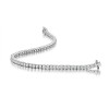 18ct White Gold 74st Diamond Line Bracelet - 2.57cts