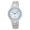 Seiko Ladies Stainless Steel Swarovski Crystal Watch - SUT281P9