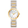 Bulova Futuro Two Tone Diamond Dial Ladies Watch - 98P180