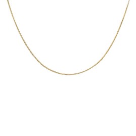 9ct Gold 20"/50cm Diamond Cut Curb Chain