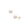 9ct Yellow Gold Freshwater Cultured Pearl Earrings - 5.5 - 6.0mm