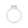 Platinum Diamond Infinity Halo Ring - 0.50 + 0.37ct F/SI1