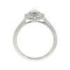 Platinum Marquise Diamond Double Halo Ring - 0.30 + 0.42 G/VVS1