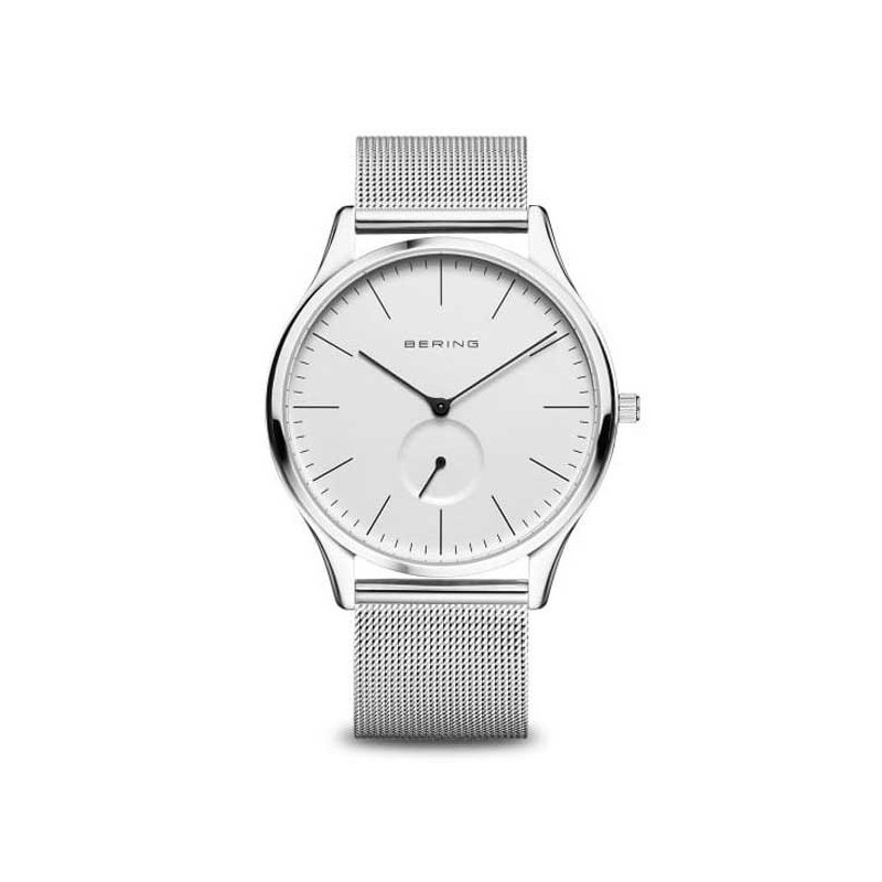 Bering Classic Collection Stainless Steel Mesh Watch - 16641-004