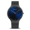 Bering Gents Ultra Slim Black Strap Watch - 18440-227