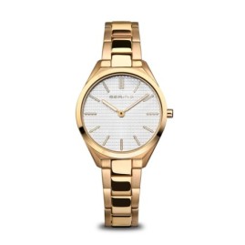 Bering Ladies Ultra Slim Gold Tone Watch - 17231-734