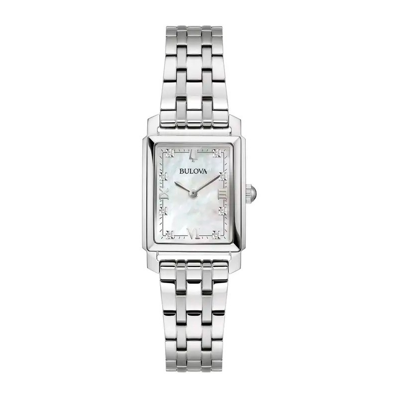 Bulova Ladies Sutton Diamond Dial Watch - 96P244