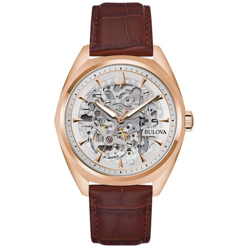 Bulova Surveyor Skeleton Dial Automatic Watch | 25% off RRP