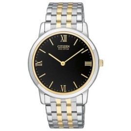 Citizen Mens Eco-Drive Stiletto Black Dial Watch - AR1124-59E