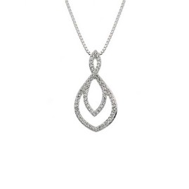 Hot Diamonds Harmony White Topaz Pendant - DP733