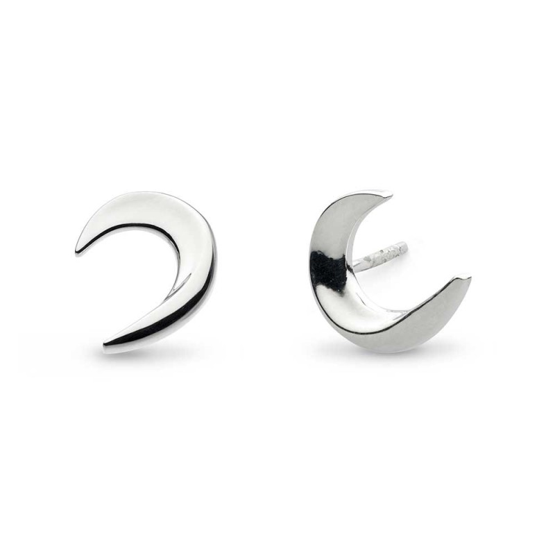 Kit Heath Sterling Silver Twine Thorn Curl Stud Earrings