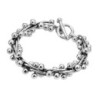 Tianguis Jackson Barbwire Oxidised Bead Bracelet - BT0391