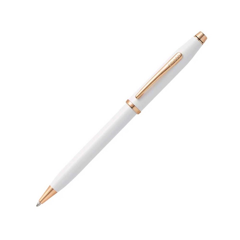 Cross Century II Pearlescent White Lacquer Ballpoint Pen